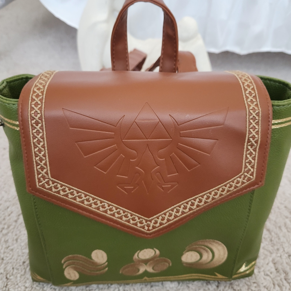 Legend of Zelda Breath Of The Wild Backpack Danielle Nicole Green Limited Issue